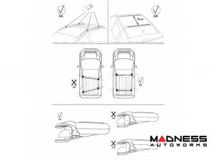 Volkswagen ID. Buzz Roof Rack Cross Bars - Black - for OEM Roof Rails Volkswagen ID. Buzz Roof Rack Cross Bars - Black - for OEM Roof Rails